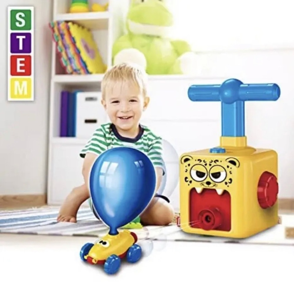 🚀Loonie Launchers Balloon Launcher Car Toy Set, Aerodynamic Racers, STEM Toys.
